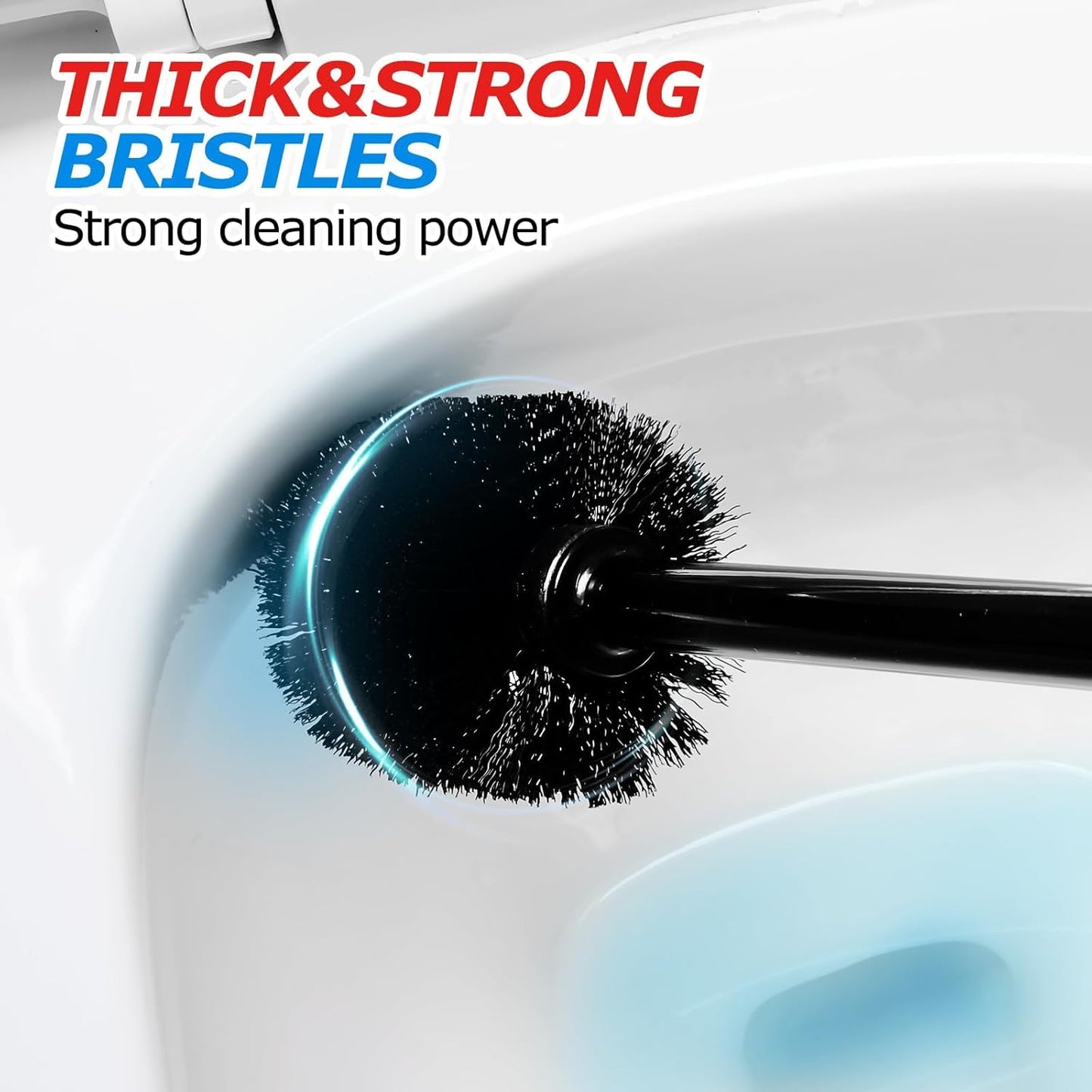 FORASTO 4Pack 2 in 1 Toilet Brush and Plunger Set, Extended Handle Plunger,Toilet Bowl Brush Plunger Set,Bathroom Cleaning Tools,Toilet Brush Plunger Combo,Cleaning Supplies, Cleaning Brush